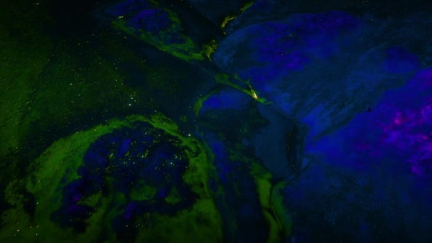 Abstrakt Psykedeliske Landskaber Lavet Islandske Drone Optagelser – Stock-video