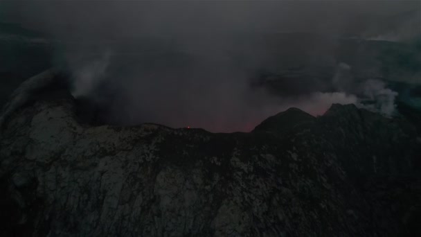 Vulkaankegel Dicht Boven Ijsland 2021 — Stockvideo