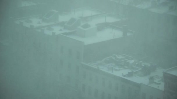 Manhattan Nyc Einem Kalten Wintertag — Stockvideo
