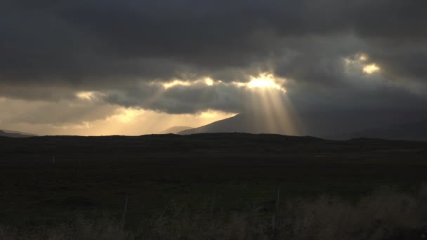 Мальовничі Пейзажі Прекрасного Острова Ісландія — стокове відео