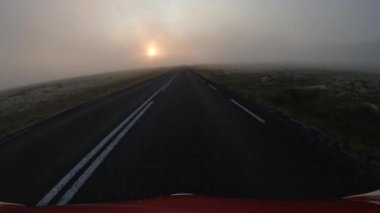 İzlanda 'nın güzel adasından manzara manzaraları