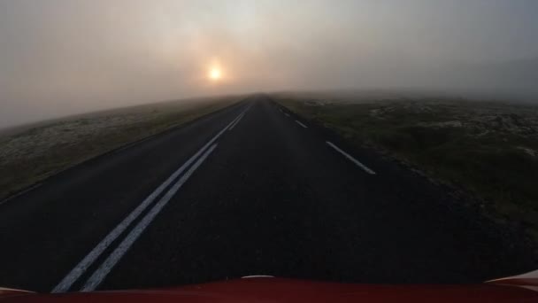 Szcenírozott Tájak Izland Gyönyörű Szigetéről — Stock videók