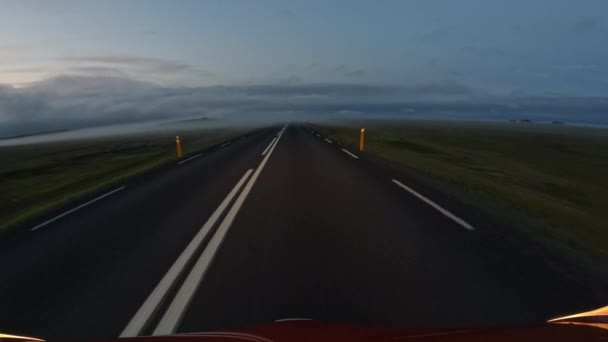 Paisajes Escénicos Hermosa Isla Islandia — Vídeos de Stock