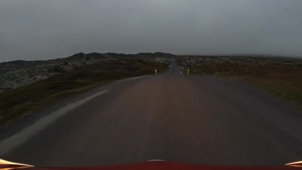 Malownicze Krajobrazy Pięknej Wyspy Islandii — Wideo stockowe
