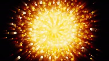 Bokeh animasyonlu girdap gibi soyut bir kavram