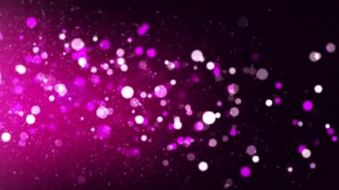 Parçacık soyut bokeh arkaplan canlandırması