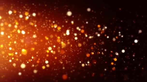 Particule Abstracte Bokeh Fundal Animație — Videoclip de stoc