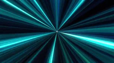 Çizgi tünel konseptinin hız hareketi Soyut arka plan canlandırması