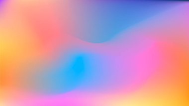 Farklı renkleri karıştırarak soyut sıvı arkaplan akışı ve kolay sahne vektör illüstrasyonu