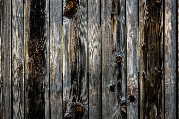 Tavole Grigie Sul Lato Del Vecchio Fienile Nel Parco Nazionale — Foto Stock