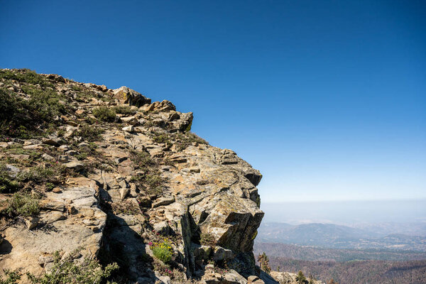 Exposed Rocks On Big Baldy In Kings Canyon National Park
