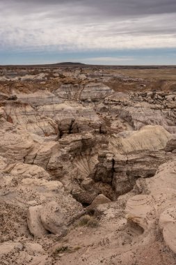 Canyon Through The Badlands On Blue Mesa in Petrified Forest National Park