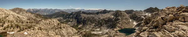 Kennedy Pass Panorama Kings Canyon National Park — стокове фото
