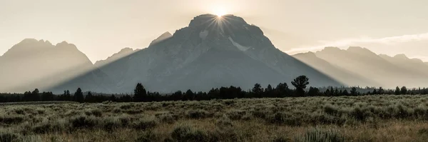 Kroonjuweel Moran Mountain Grand Teton National Park — Stockfoto