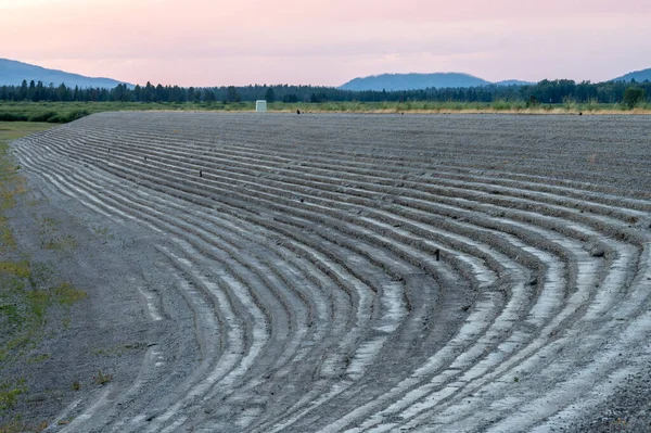 stock image Jackson Lake Dam Stands Dry After Drought Drops the Water Level