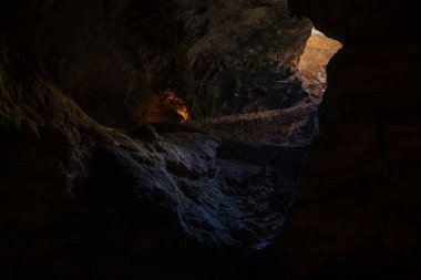 Carlsbad Mağaralarına Giden Yol Ulusal Parkı Sardı