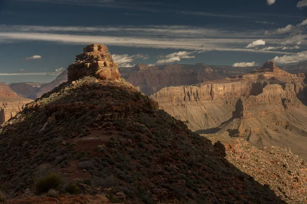 Ранок Світло Хіти Lookout Point Великому Каньйоні — стокове фото