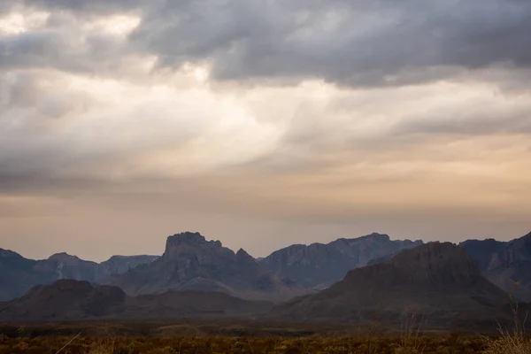 Chisos Mountains Valley Floor Big Bend National Park — Stock Photo, Image