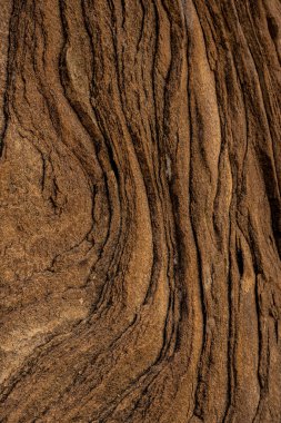 Büyük Virajda Dalgalanan Kum Taşı Arkaplan Görüntüsü Katmanları