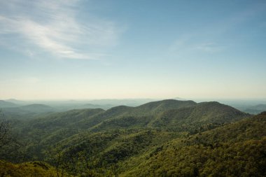 Preachers Rock On A Clear Day Along The Appalachian Trail In Georgia clipart