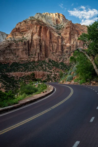 Mount Carmel Scenic Drive Bends Canyon Zion National Park Stock Image