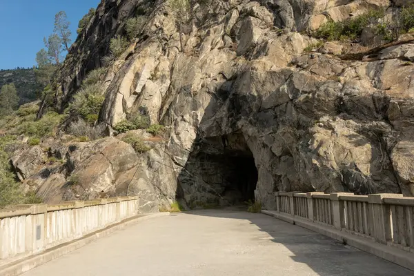 stock image Tunnel Entrance At The End Of The Dam In Hetch Hetchy