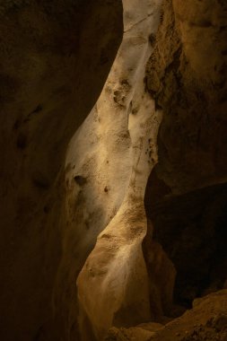 Yumuşak Işık Kalçalar Carlsbad Mağaralarının Duvarları Ulusal Parkı