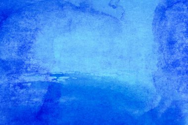 El boyası mavi suluboya arka plan.