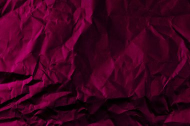 Pembe Buruşuk Kağıt Doku Arkaplanı.