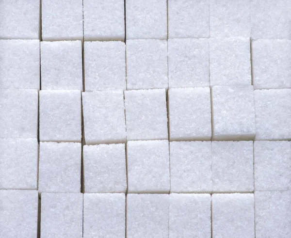 Λευκή Ζάχαρη Κύβος Υφή Φόντου — Φωτογραφία Αρχείου
