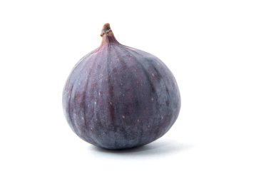 Beyaz arkaplanda incir izole edildi.