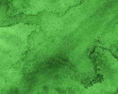 El boyası yeşil suluboya arka plan.