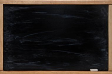 Boş kara karatahta arkaplan dokusu