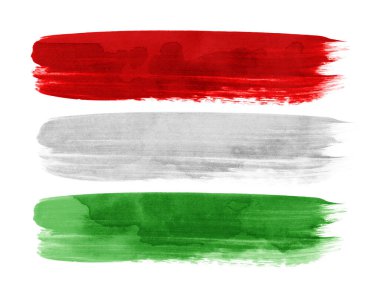 Macaristan fırça darbesi arka planı.