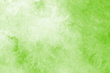 El boyası yeşil suluboya arka plan.