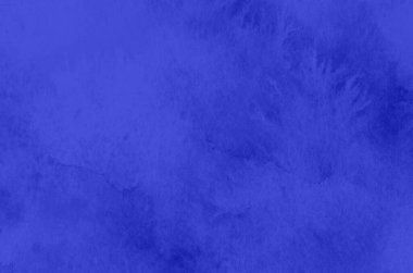 El boyası mavi suluboya arka plan.