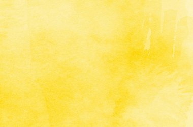 Arkaplan için soyut açık sarı suluboya.