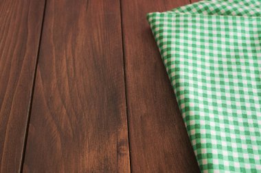 yeşil ekose kumaş veya masa örtüsü arkaplanı