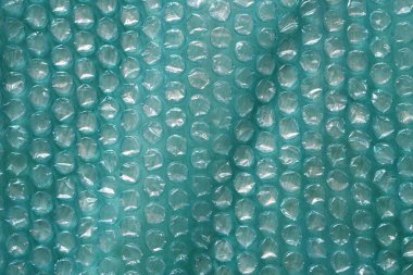 Arkaplan için plastik baloncukları sarma dokusu, kabarcıkların dokusu polietilen