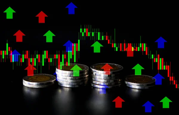 Bitcoin Γράφημα Συναλλαγών Έννοια Των Χρηματοπιστωτικών Επενδύσεων Μπορεί Χρησιμοποιηθεί Υπόβαθρο — Φωτογραφία Αρχείου