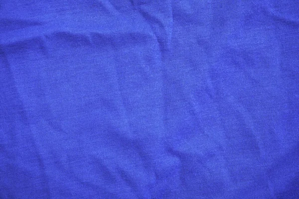 Blue Silk Fabric Background Blue Sportswear Texture — Stock Photo, Image