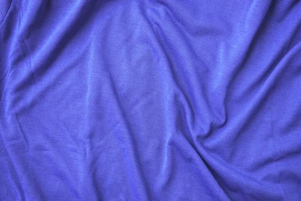 Fundo Tecido Seda Azul Textura Azul Sportswear — Fotografia de Stock