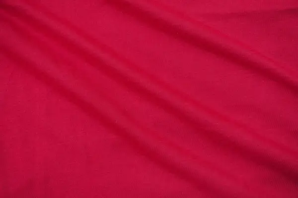 Tessuto Seta Rosso Sfondo Rosa Tessuto Cotone — Foto Stock