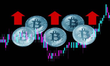 Ticari grafiği olan para ve para yığını, fon için finansal yatırım kavramı