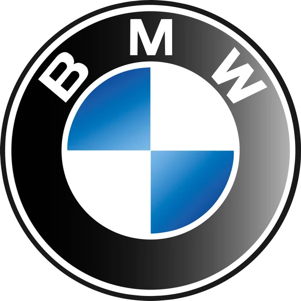 Logo Bmw Avec Dégradé Avec Dégradé Illustration Vectorielle — Image vectorielle