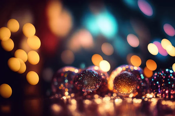 Background Colorful Bokeh Blurred Royalty Free Stock Photos