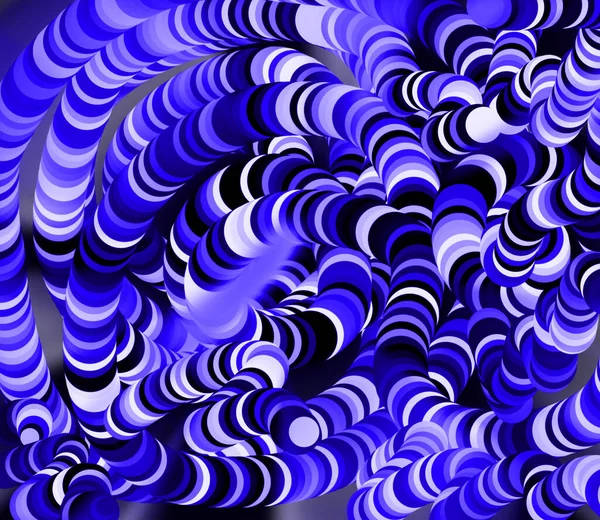 らせん状の抽象的フラクタルの背景 — ストック写真
