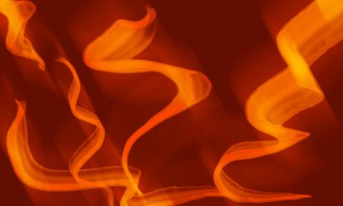 Ateş ile soyut arkaplan