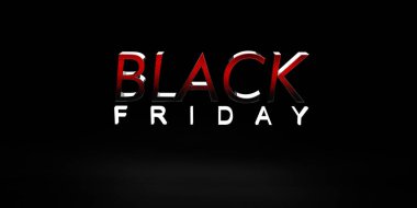 Kara Cuma 3d yazılı afiş kırmızı ve siyah kareli desenli yılın en büyük satışını duyurdu