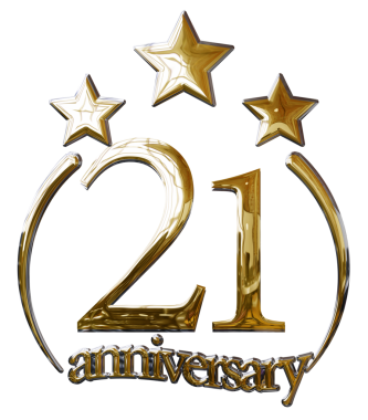 22. yıl dönümü kutlama simgesi logo tasarımı